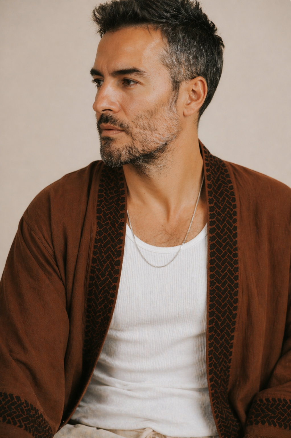 Petra Kimono - Men's_ Naturally Woven, Effortlessly Worn