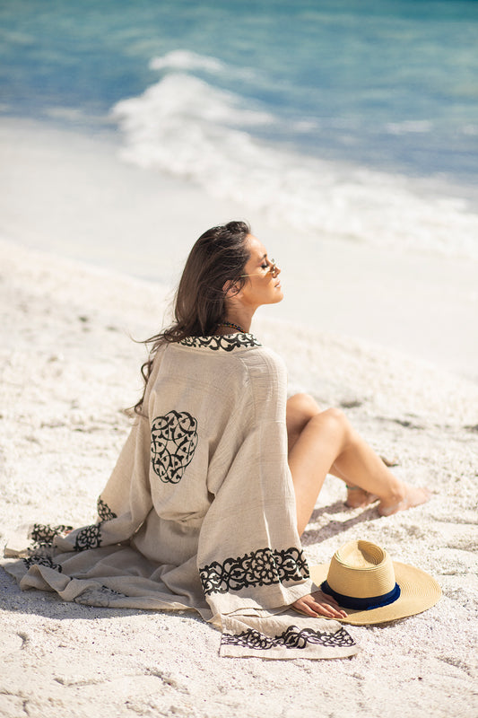 Gaia Kimono - Linen & Hemp Blend